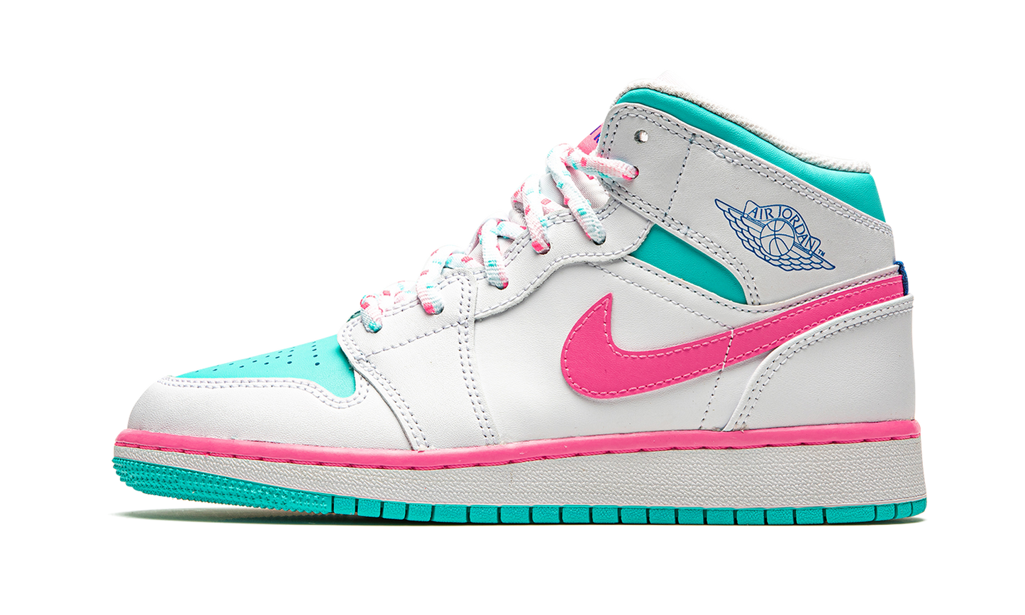 Air Jordan 1 Mid GS "Digital Pink"