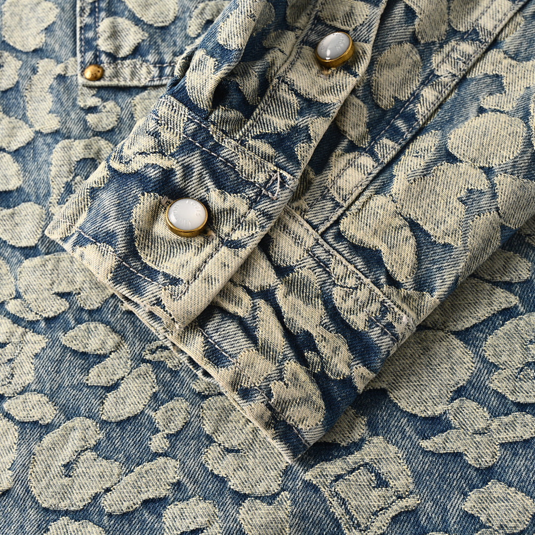 Louis Vuitton x Nigo Burnout Denim Work Jacket