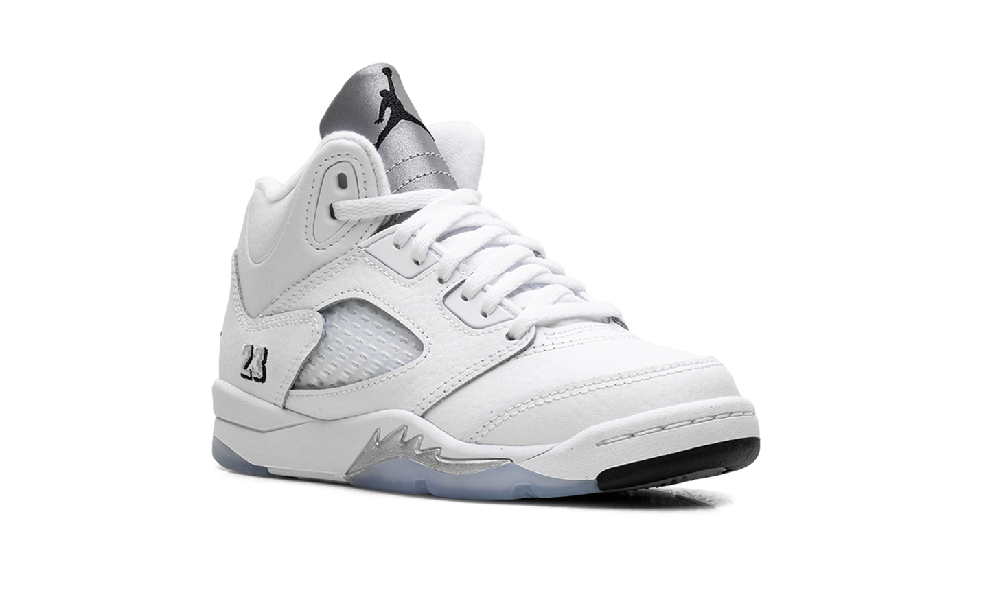 Air Jordan 5 Retro OG PS "White Metallic (2026)" HQ7979 103