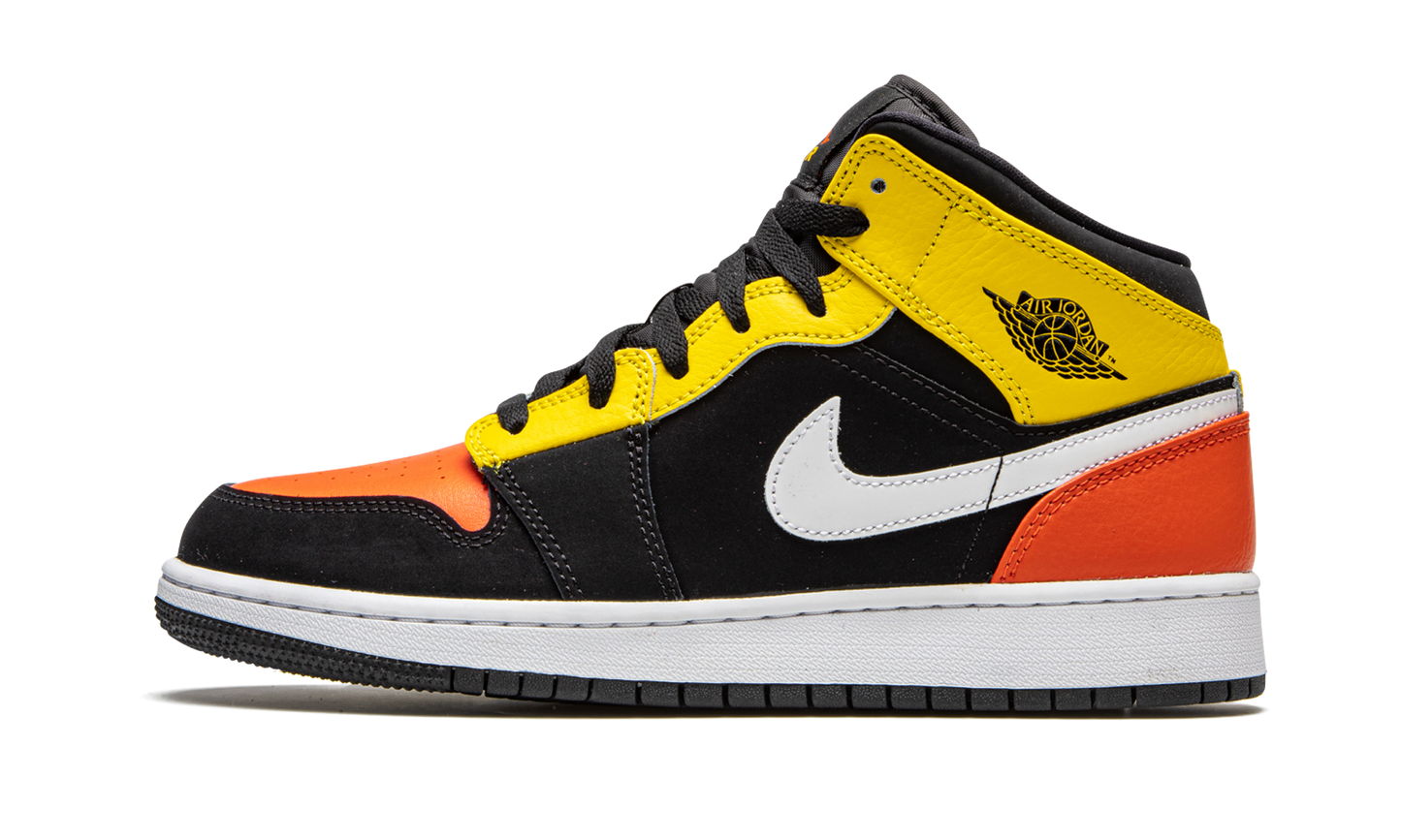Air Jordan 1 MID SE GS "Amarillo Team Orange" BQ6931 087
