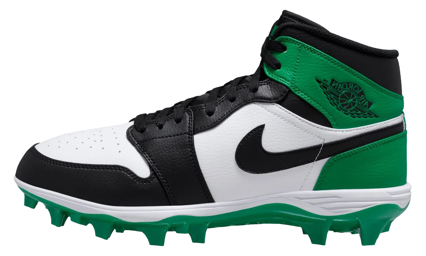 Air Jordan 1 Mid TD "Black White Lucky Green" FJ6805 003