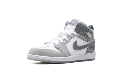 Air Jordan 1 Mid SE PS "White Medium Grey Cool Grey" HF3194 100