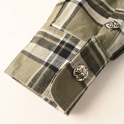 Chrome Hearts Classic Plaid Shirt