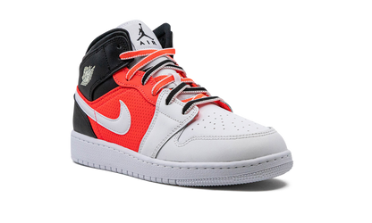 Air Jordan 1 Mid SE GS "White Infrared" FB4417 016