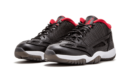 Air Jordan 11 Retro Low IE "Black Charcoal Red" 306008 001