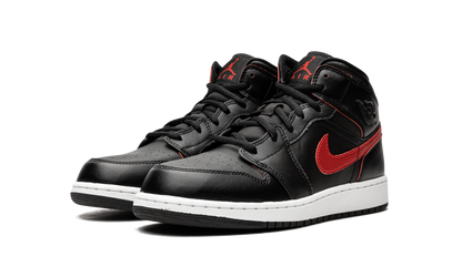 Air Jordan 1 Mid GS "Black / Gym Red" 554725 009