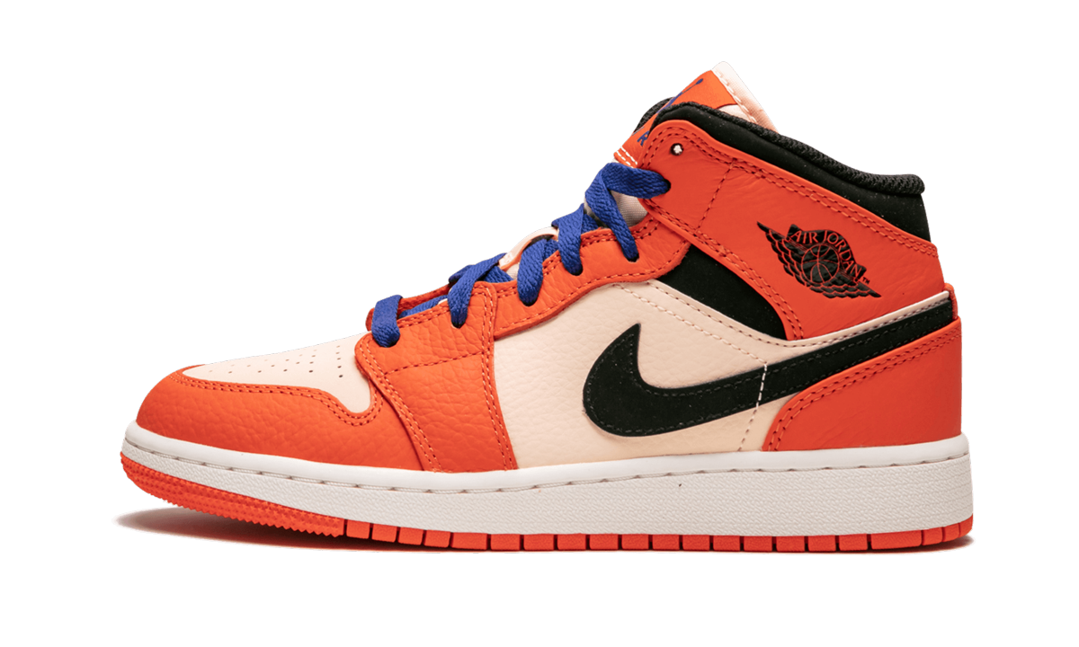 Air Jordan 1 Mid SE GS "Team Orange" BQ6931 800