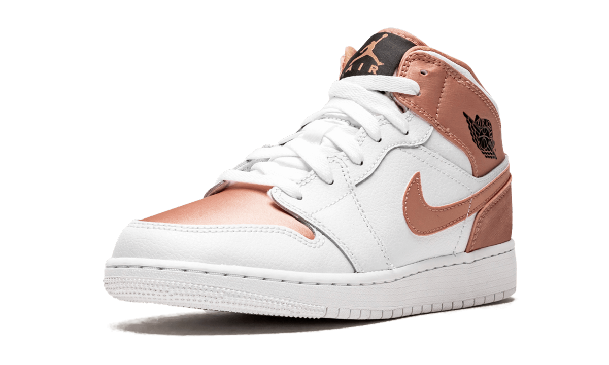 Air Jordan 1 MID GS "Rose Gold" 555112 190