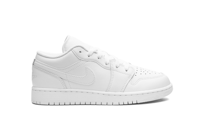 Air Jordan 1 Low GS "Triple White" 553560 136
