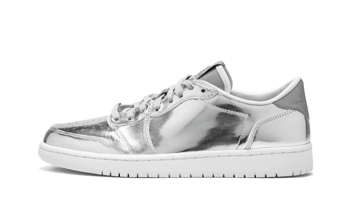 Air Jordan 1 Low Pinnacle "Metallic Silver" 852549 003