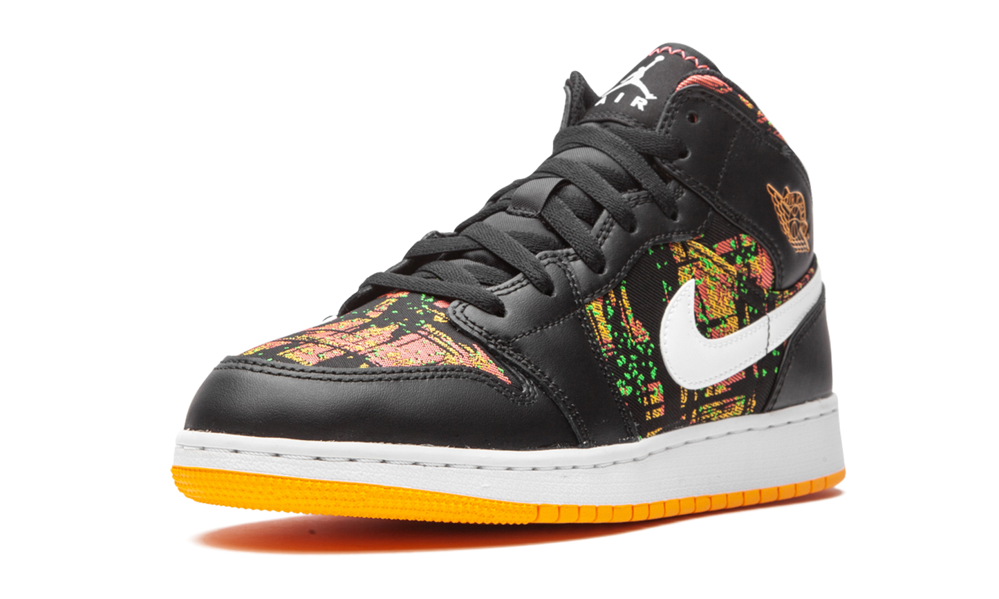 Air Jordan 1 Mid GS "Black / Laser Orange"
