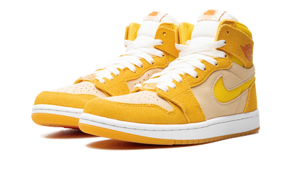 Air Jordan 1 Zoom Air CMFT 2 WMNS "Yellow Ochre/Tour Yellow-Pale Vanilla-Safety" FJ5743 700