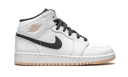Air Jordan 1 Mid GS "White / Arctic Orange" 554725 180