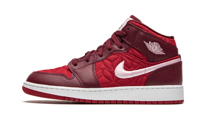 Air Jordan 1 Mid SE GS "Red Quilt" AV5174 600