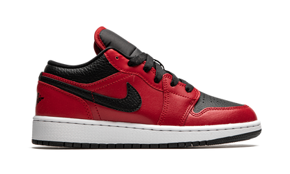 Air Jordan 1 Low GS "Black Pebbled" 553560 605