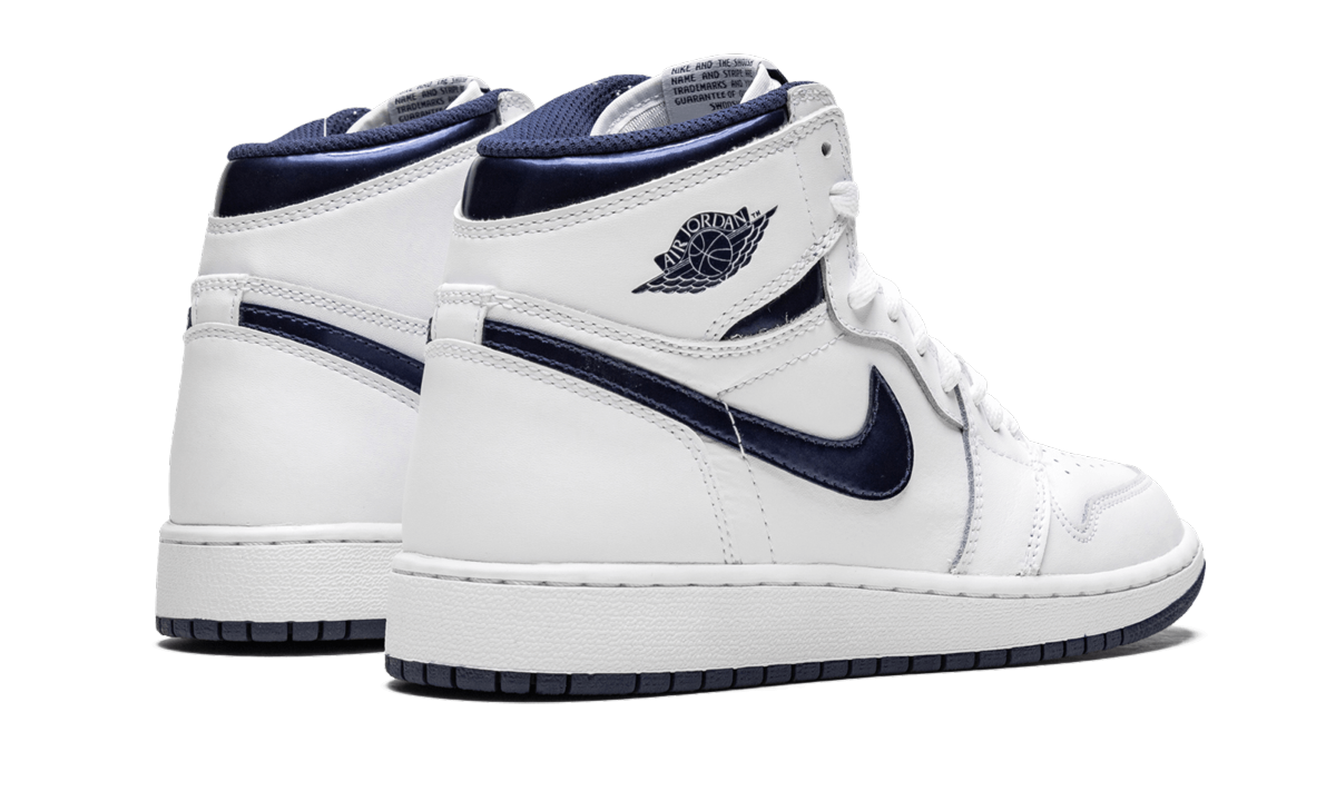 Air Jordan 1 High OG GS "Metallic Navy" 575441 106