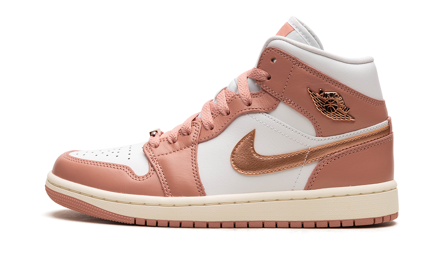 AIR JORDAN 1 MID WMNS "RED STARDUST" FB9892 670