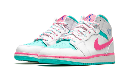Air Jordan 1 Mid GS "Digital Pink"