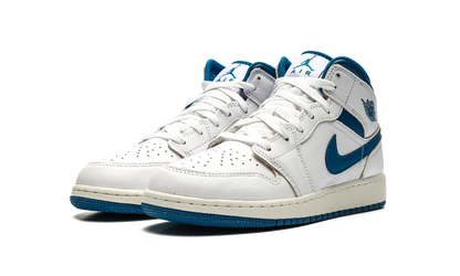 Air Jordan 1 Mid SE GS "INDUSTRIAL BLUE" FN7432 141