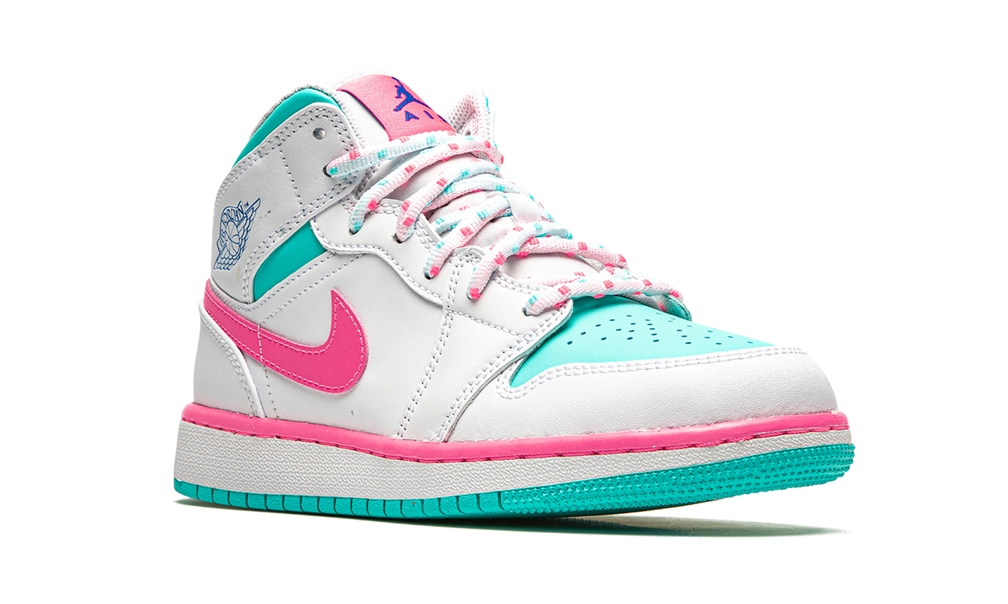 Air Jordan 1 Mid GS "Digital Pink"