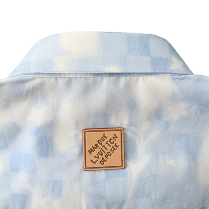 Louis Vuitton Overprinted Logo Short-Sleeve Shirt