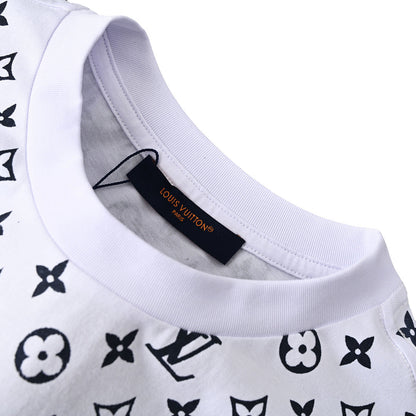 Louis Vuitton Gradient Shoulder-Letter Short-Sleeve T-Shirt
