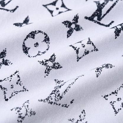 Louis Vuitton Gradient Shoulder-Letter Short-Sleeve T-Shirt