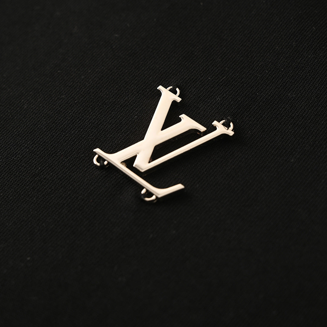 Louis Vuitton Hardware-Detail Crewneck Short-Sleeve T-Shirt