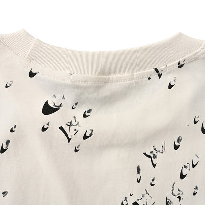 Louis Vuitton Water-Droplet Ink-Splatter Short-Sleeve T-Shirt
