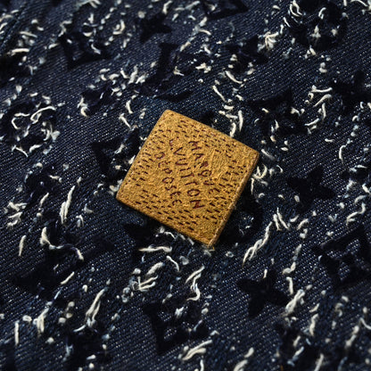 Louis Vuitton 25FW All-Over Flocked Jacquard Denim Jacket