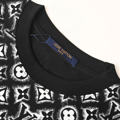 Louis Vuitton All-Over Logo Short-Sleeve T-Shirt