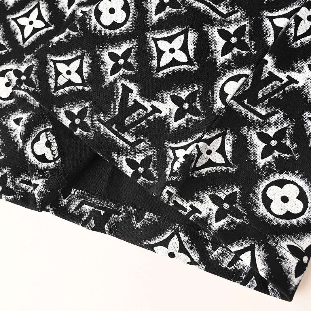 Louis Vuitton All-Over Logo Short-Sleeve T-Shirt