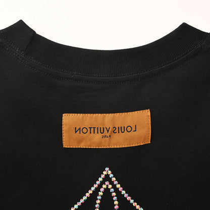 Louis Vuitton Flocked Logo Short-Sleeve T-Shirt