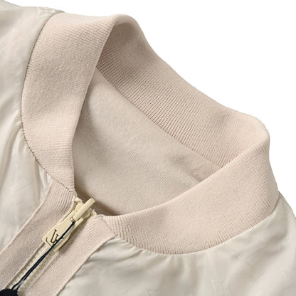 Louis Vuitton Tricolor Monogram Reversible Bomber Jacket