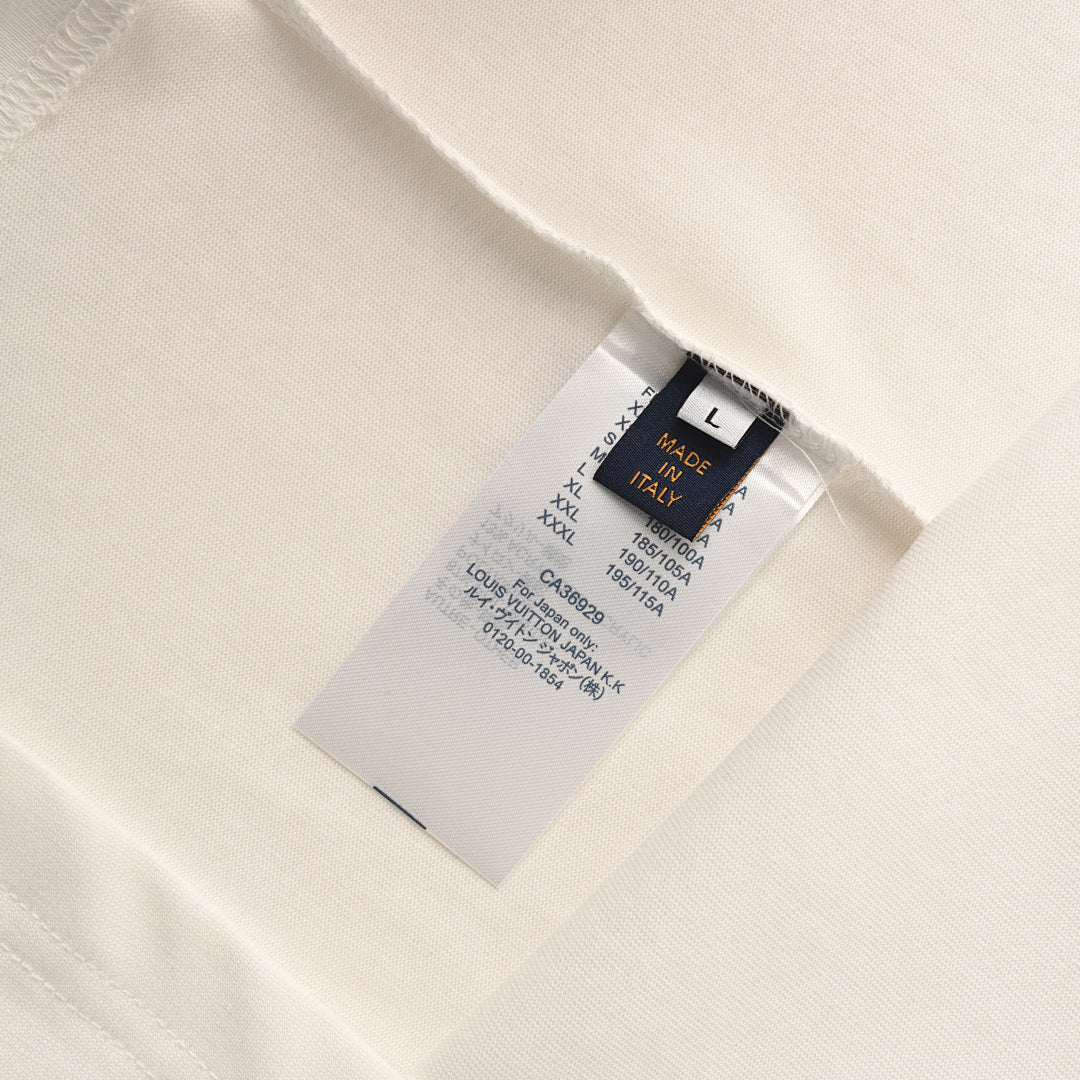 Louis Vuitton Gradient Shoulder-Letter Short-Sleeve T-Shirt