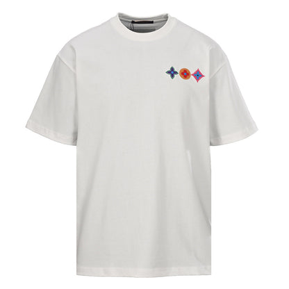 Louis Vuitton Beaded Crew-Neck Short-Sleeve T-Shirt