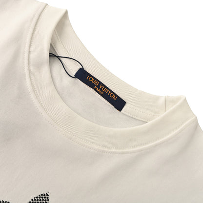 Louis Vuitton Flocked Logo Short-Sleeve T-Shirt