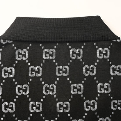 Gucci All-Over Print Short-Sleeve Polo Shirt