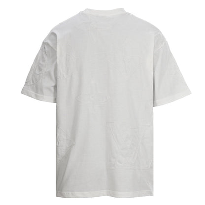 Louis Vuitton Beaded Crew-Neck Short-Sleeve T-Shirt