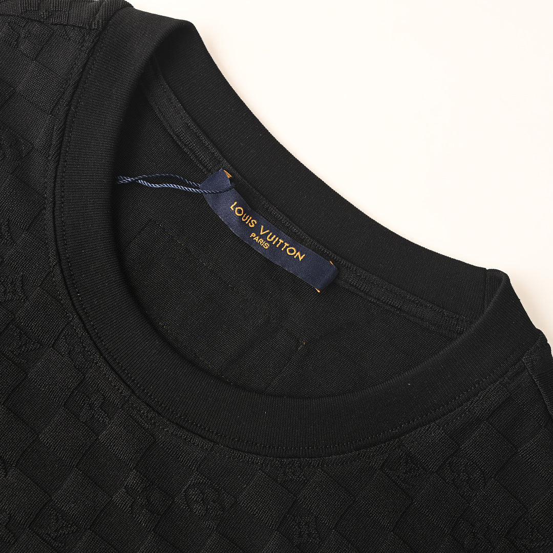 Louis Vuitton Monogram Damier Jacquard Short-Sleeve T-Shirt