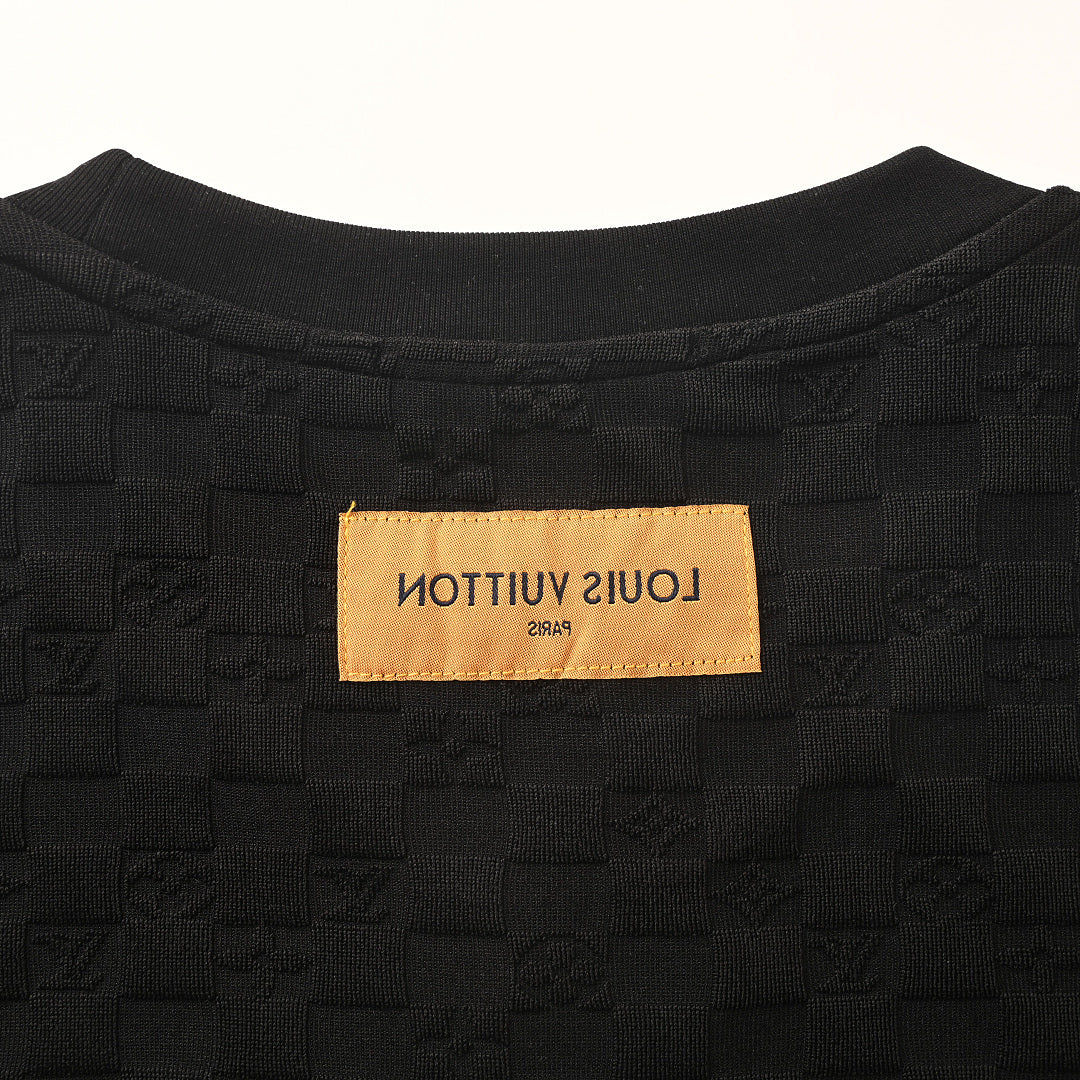 Louis Vuitton Monogram Damier Jacquard Short-Sleeve T-Shirt