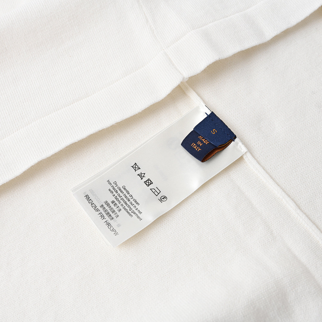 Louis Vuitton Rope-Embroidered Short-Sleeve Knit T-Shirt