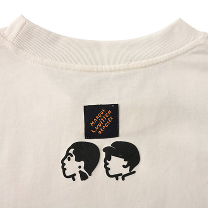 LOUIS VUITTON Bone Logo Short-Sleeve T-Shirt