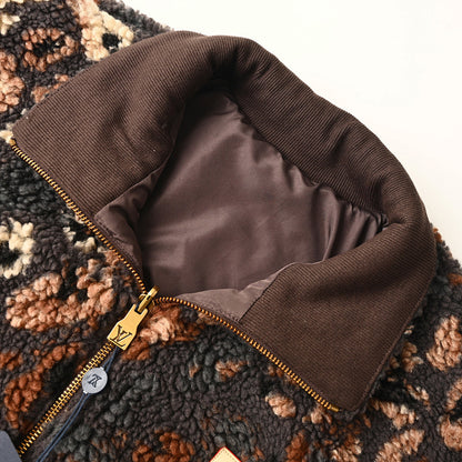 Louis Vuitton LV x NIGO Floral Reversible Fleece and Lambswool Jacket