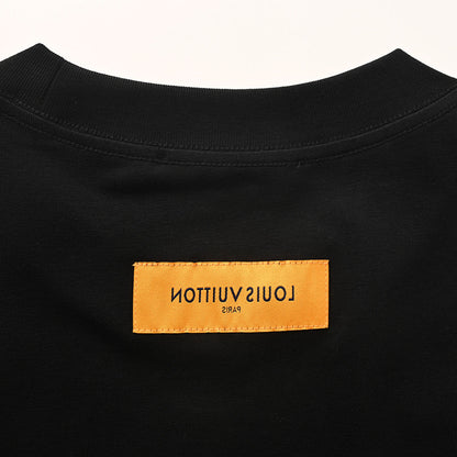 Louis Vuitton "Cloud" Monogram Short-Sleeve T-Shirt with Large Foam-Print Lettering