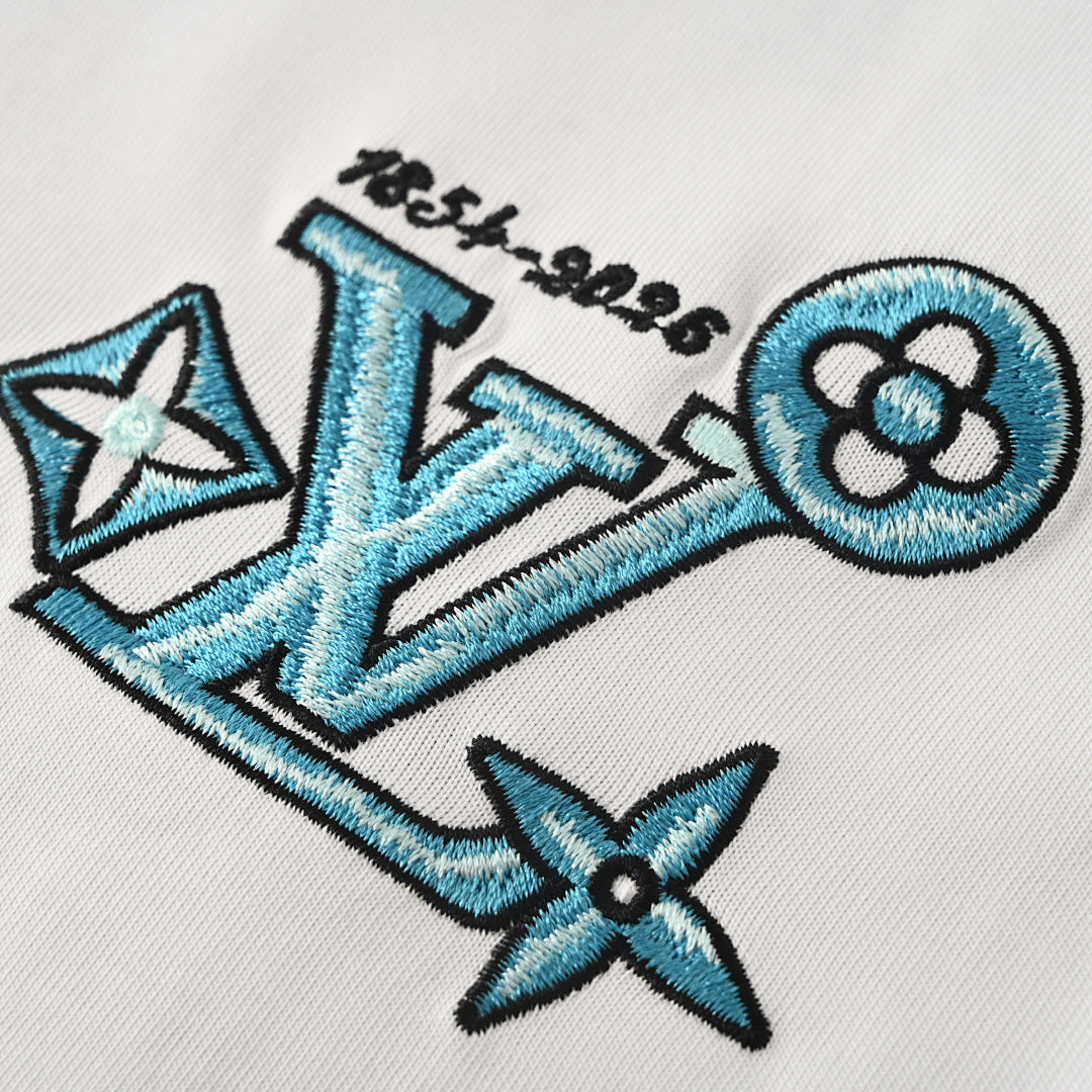 LOUIS VUITTON Bone Logo Short-Sleeve T-Shirt
