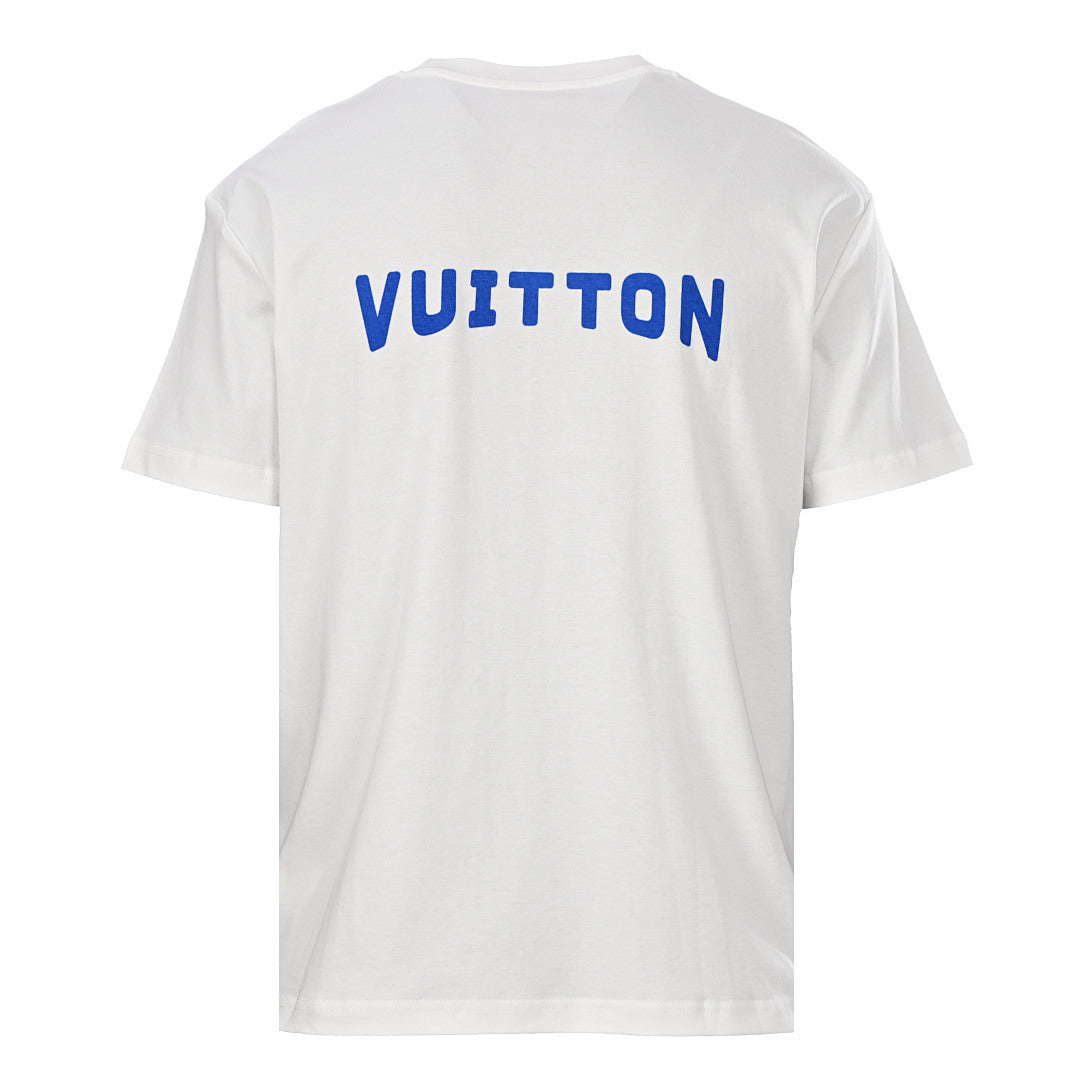 Louis Vuitton Short-Sleeve T-Shirt with Blue Circle Print