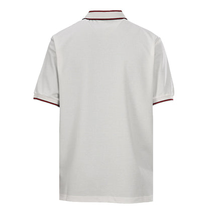 GUCCI Ribbed Jacquard Short-Sleeve Polo Shirt