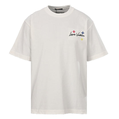 Louis Vuitton Colorful Embroidered T-Shirt