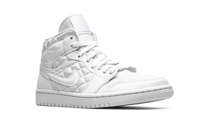 AIR JORDAN 1 MID WMNS "Quilted White" DB6078 100